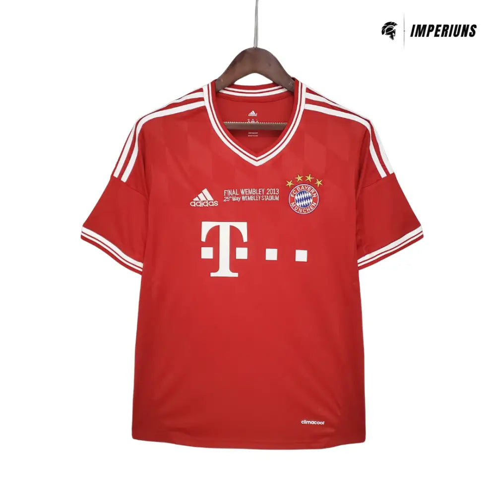 Camisa Retrô Bayern de Munique 2013/14 Home Champions League Edition Camisas de Futebol