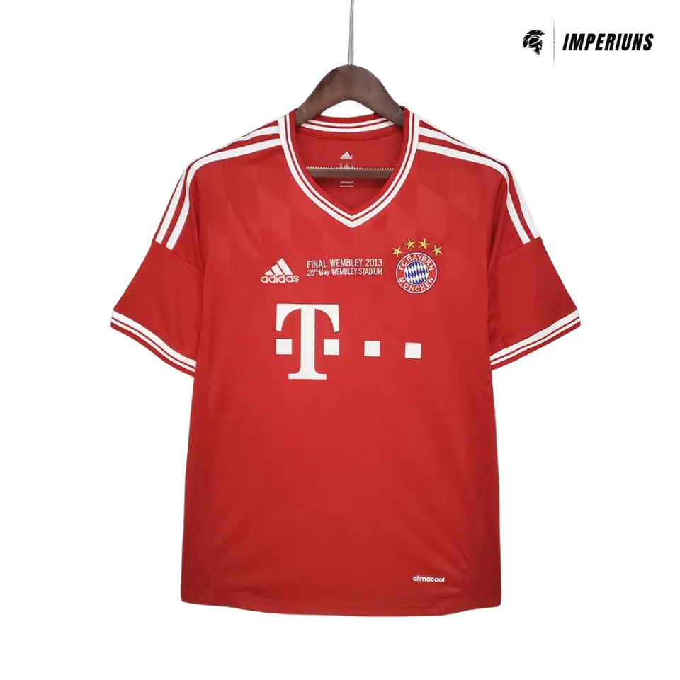 Camisa Retrô Bayern de Munique 2013/14 Home Champions League Edition Camisas de Futebol