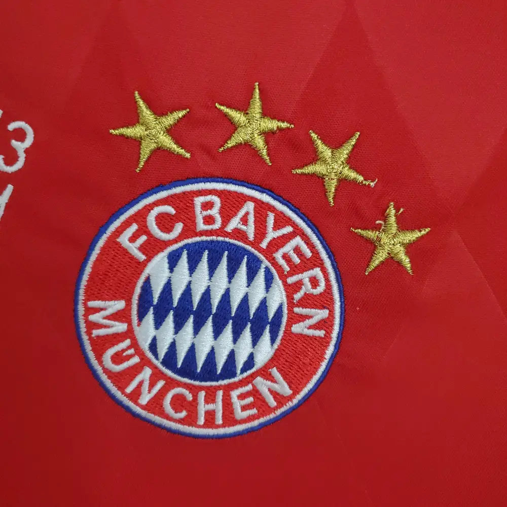 Camisa Retrô Bayern de Munique 2013/14 Home Champions League Edition Camisas de Futebol