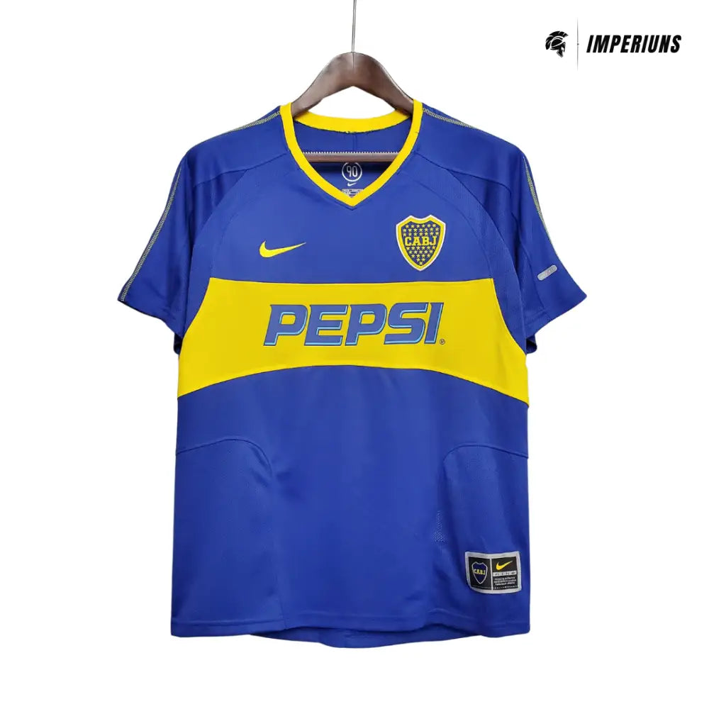 Camisa Retrô Boca Juniors 2003/04 Home Camisas de Futebol