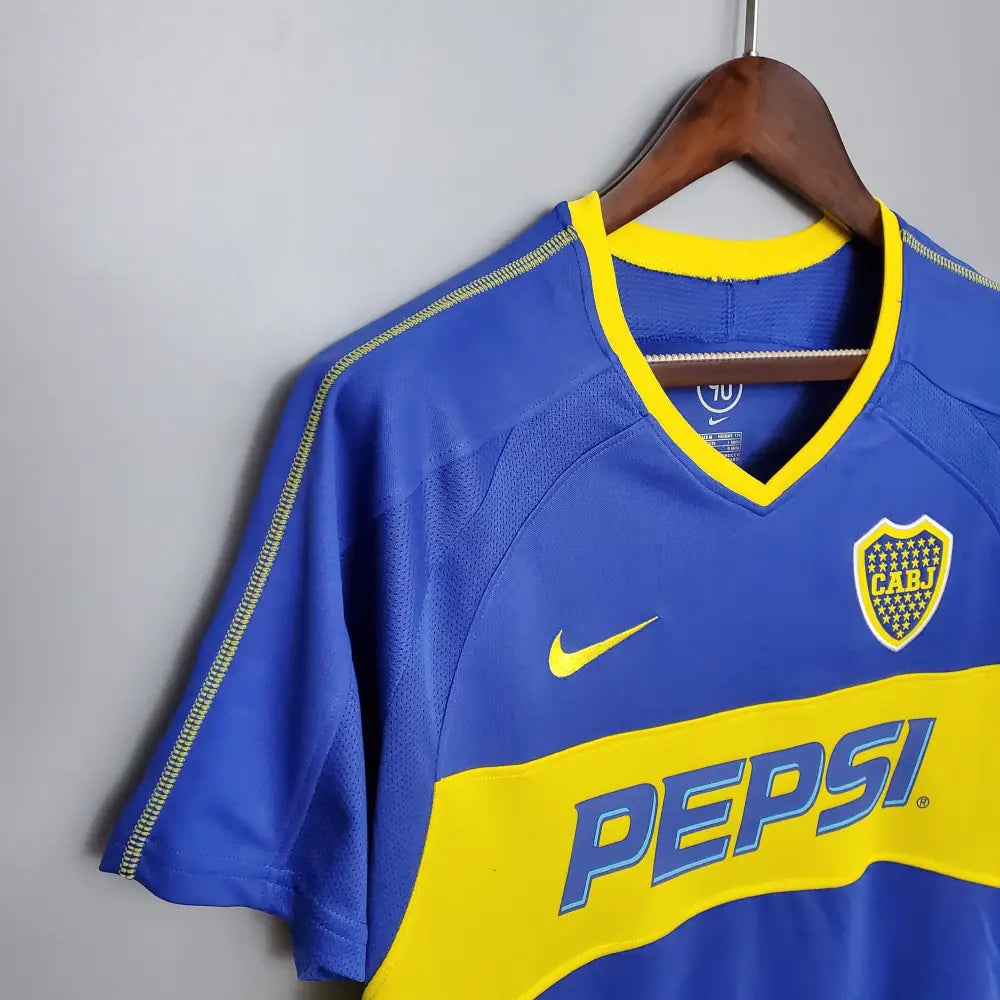 Camisa Retrô Boca Juniors 2003/04 Home Camisas de Futebol