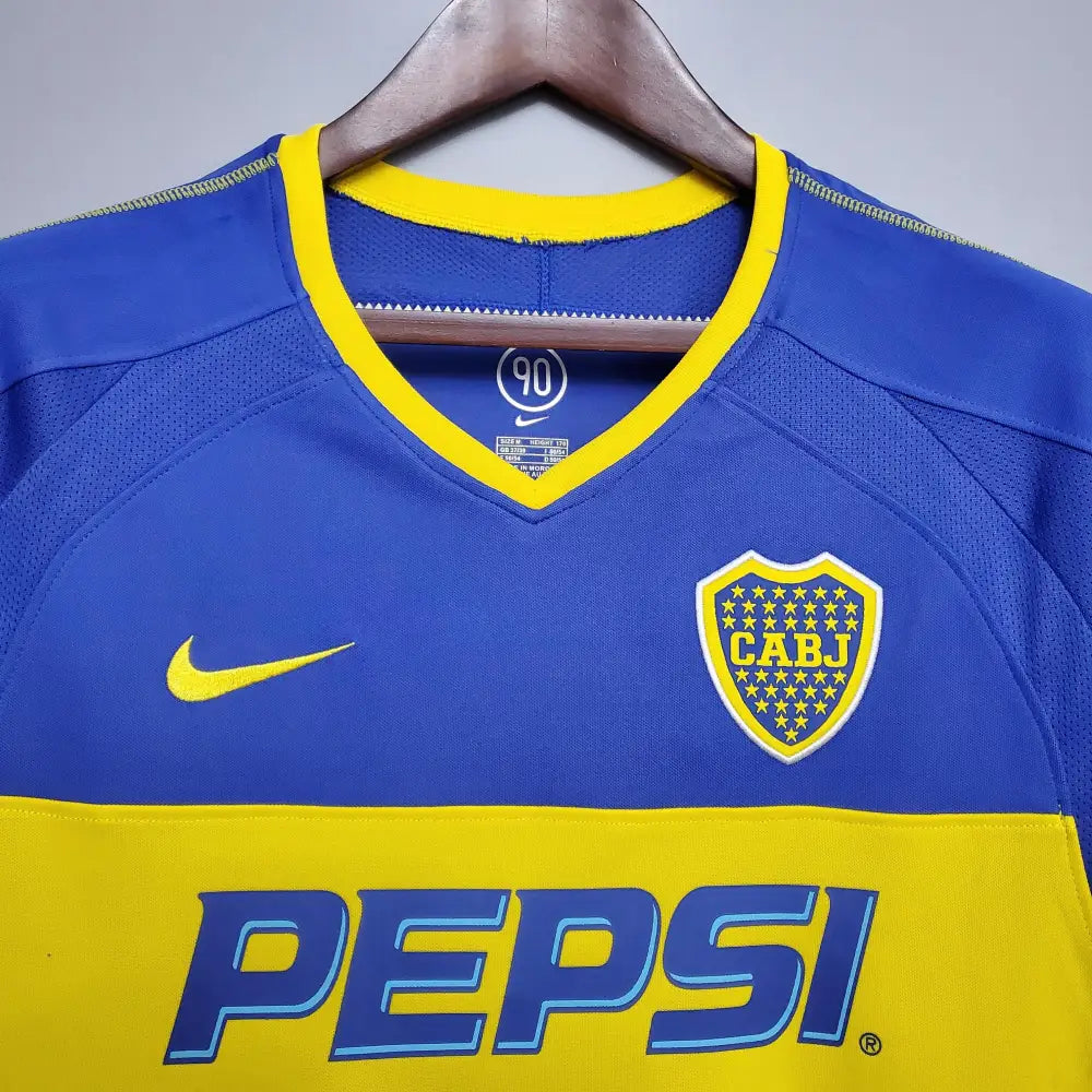 Camisa Retrô Boca Juniors 2003/04 Home Camisas de Futebol