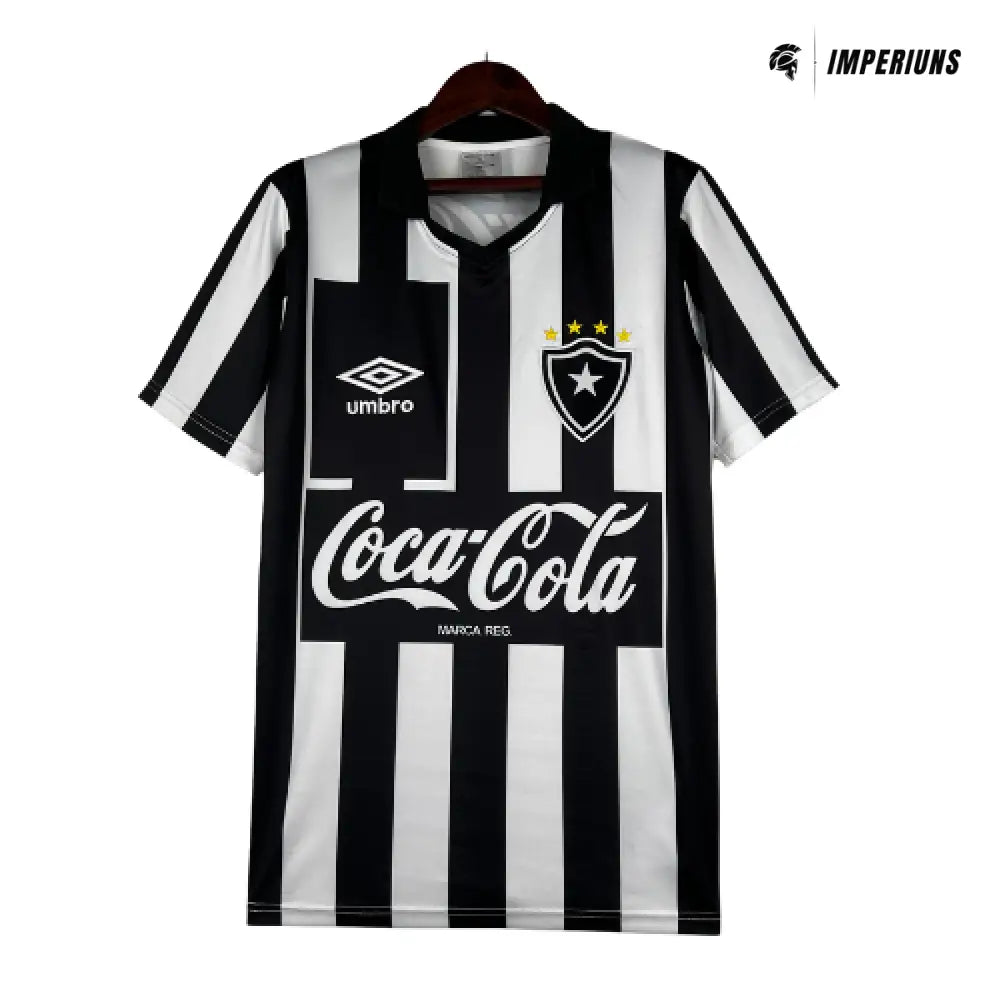 Camisa Retrô Botafogo Coca Cola 1992 Home Camisas de Futebol