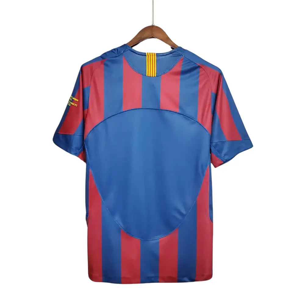 Camisa Retrô FC Barcelona 2005/06 Home Champions League Edition Camisas de Futebol