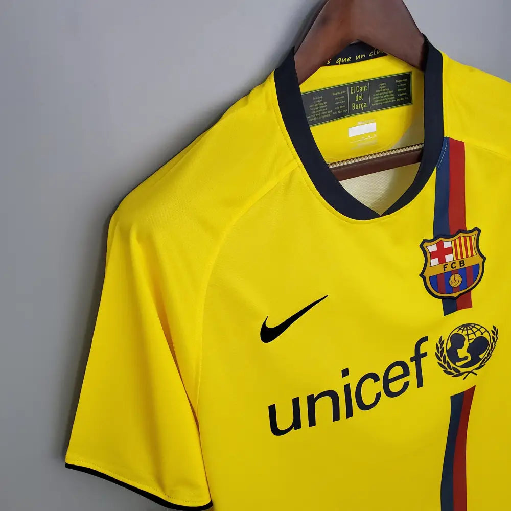 Camisa Retrô FC Barcelona 2008/09 Away Camisas de Futebol