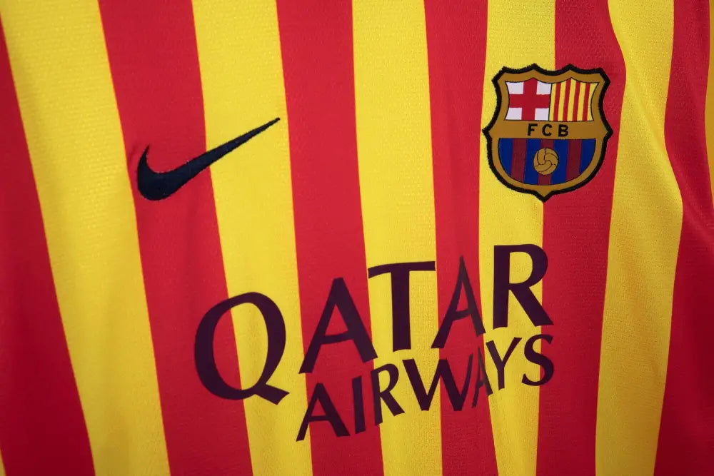 Camisa Retrô FC Barcelona 2013/14 Away Camisas de Futebol