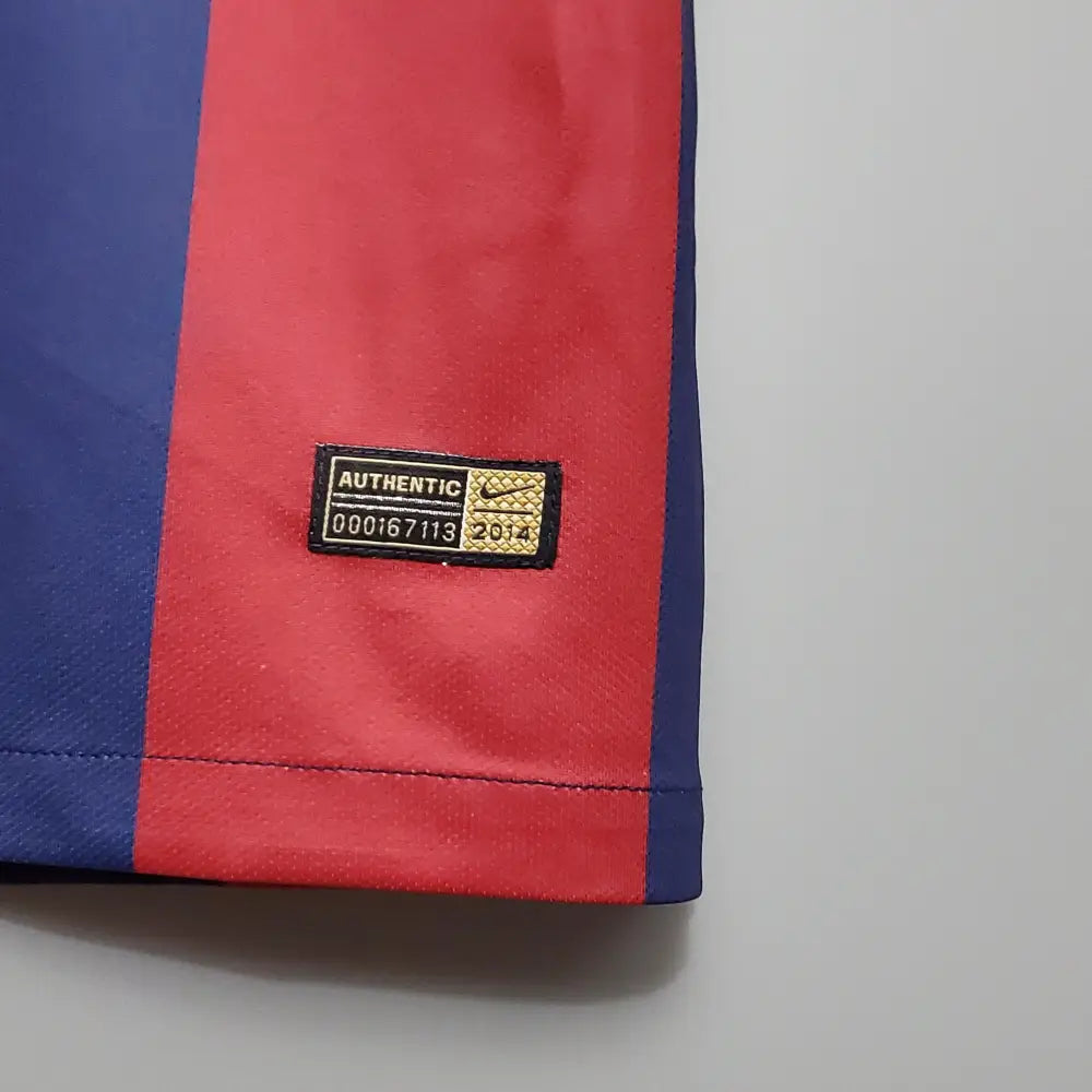 Camisa Retrô FC Barcelona 2014/15 Home Camisas de Futebol