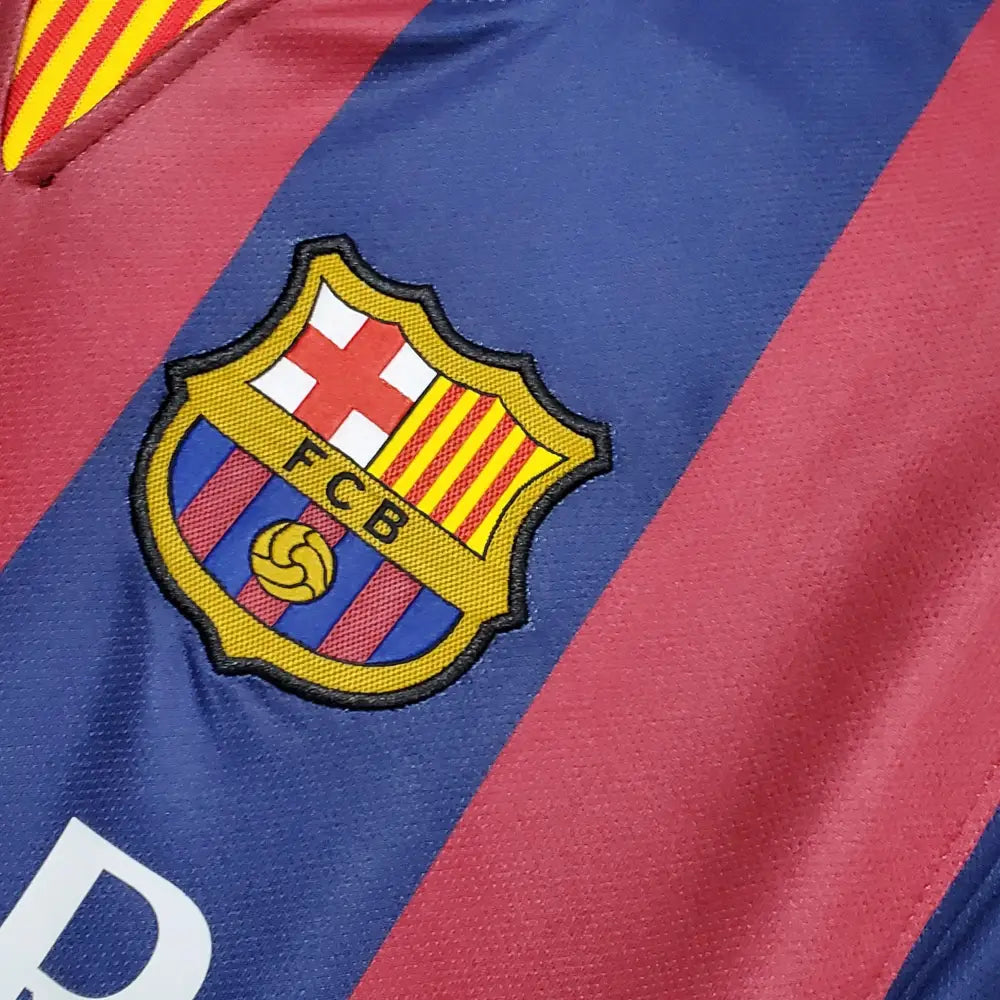 Camisa Retrô FC Barcelona 2014/15 Home Camisas de Futebol