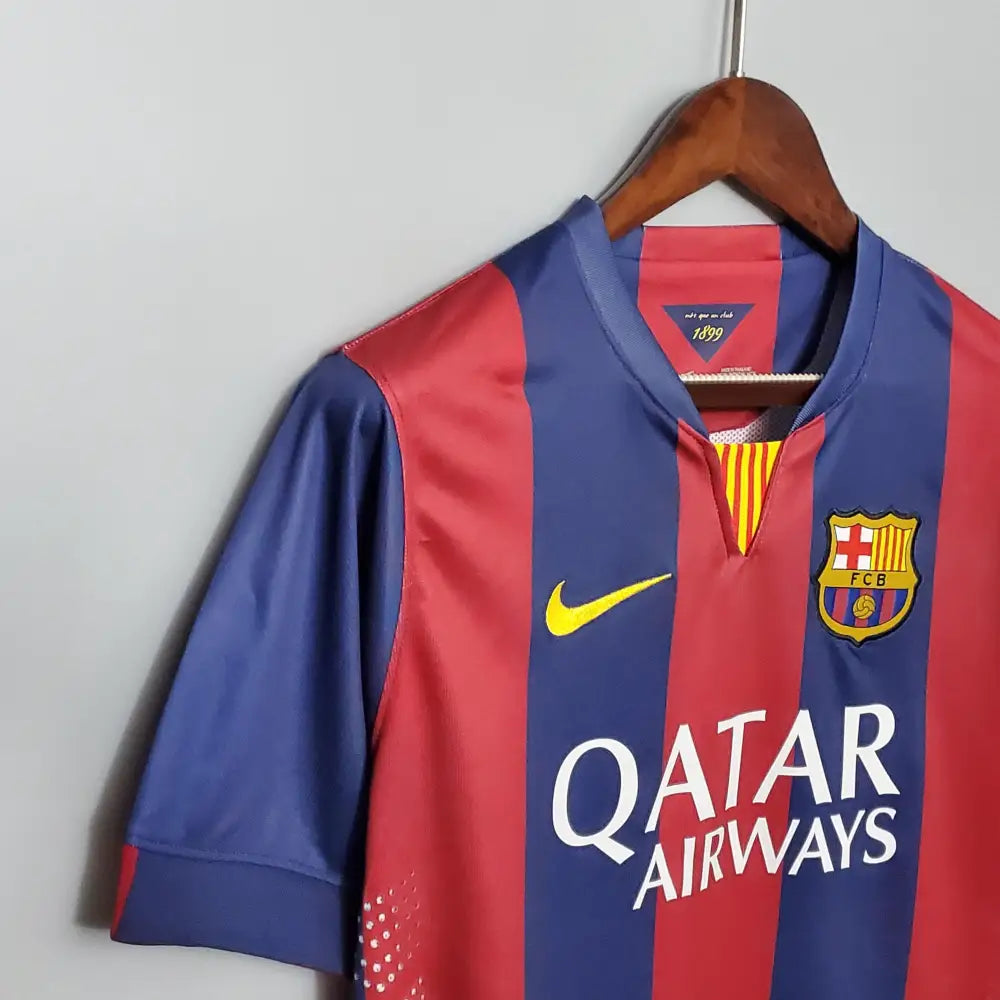 Camisa Retrô FC Barcelona 2014/15 Home Camisas de Futebol