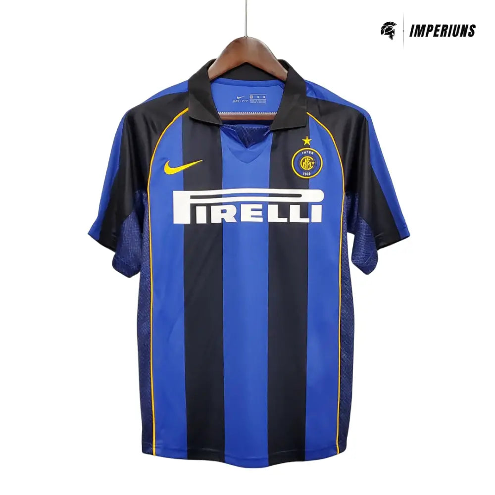 Camisa Retrô Inter de Milão 2001/02 Home Camisas de Futebol