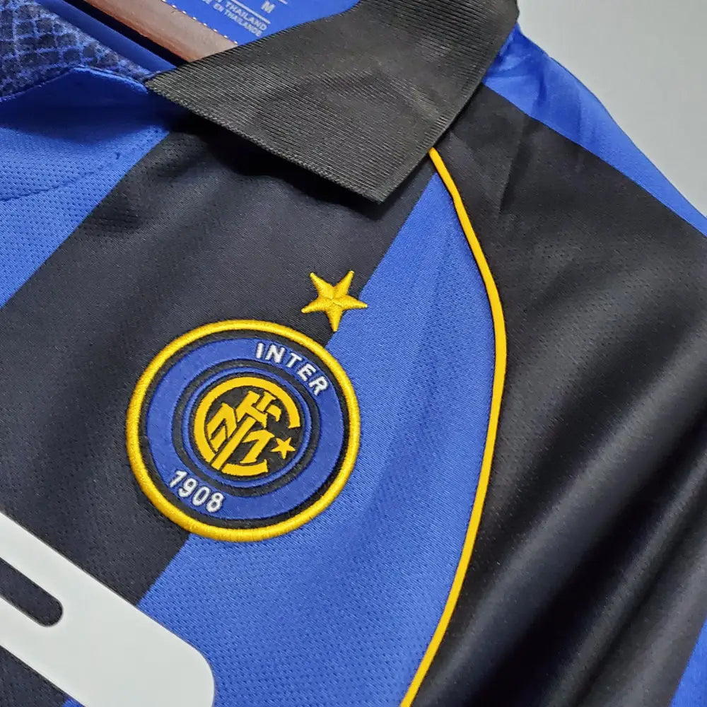 Camisa Retrô Inter de Milão 2001/02 Home Camisas de Futebol