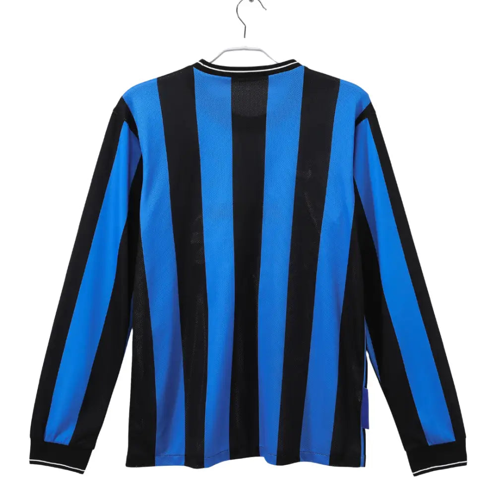 Camisa Retrô Inter de Milão Manga Longa 2009/10 Home Camisas de Futebol