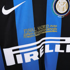 Camisa Retrô Inter de Milão Manga Longa 2009/10 Home Camisas de Futebol