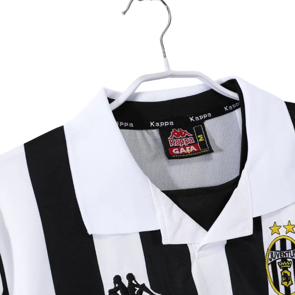Camisa Retrô Juventus Manga Longa 1999/00 Home Camisas de Futebol