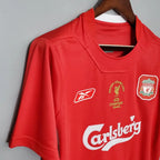 Camisa Retrô Liverpool 2005/05 Home Champions League Edition Camisas de Futebol