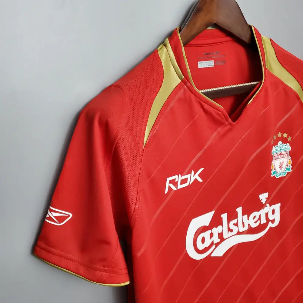 Camisa Retrô Liverpool 2005/06 Home Camisas de Futebol