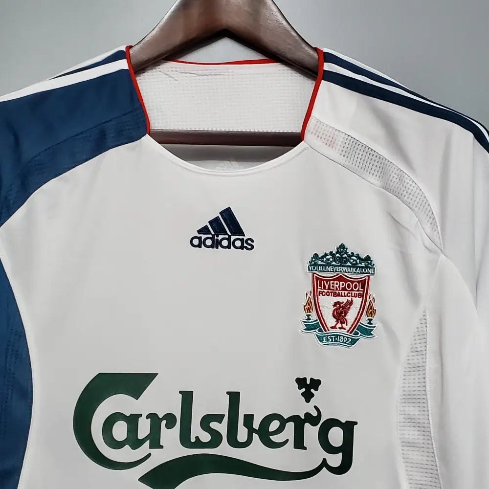 Camisa Retrô Liverpool 2006/07 Away Camisas de Futebol