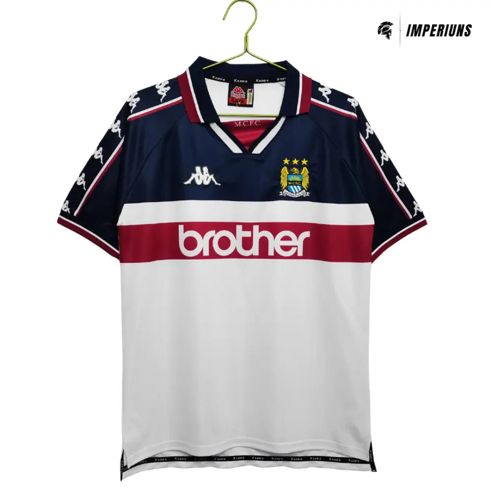 Camisa Retrô Manchester City 1997/98 Away Camisas de Futebol
