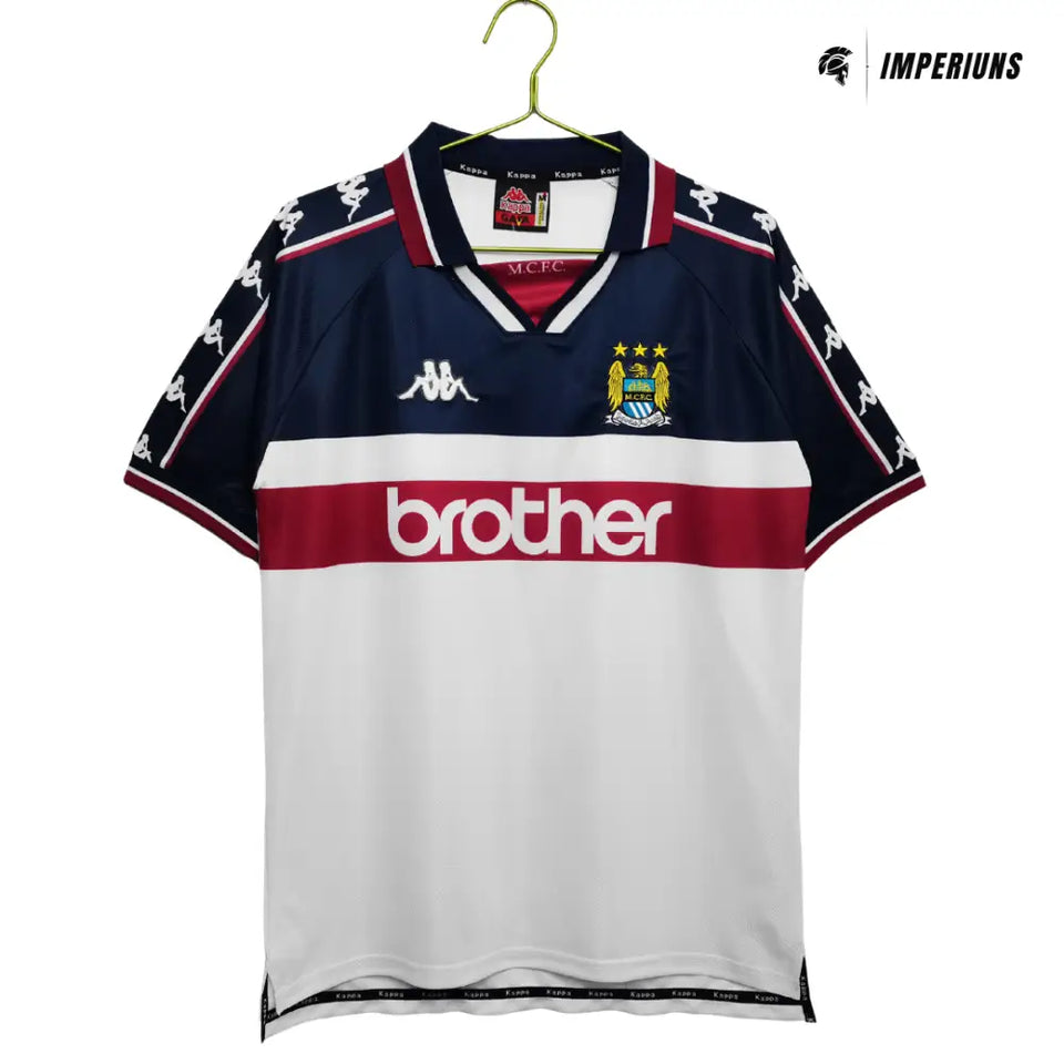 Camisa Retrô Manchester City 1997/98 Away Camisas de Futebol