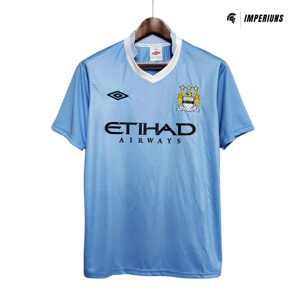 Camisa Retrô Manchester City 2011/12 Home Camisas de Futebol