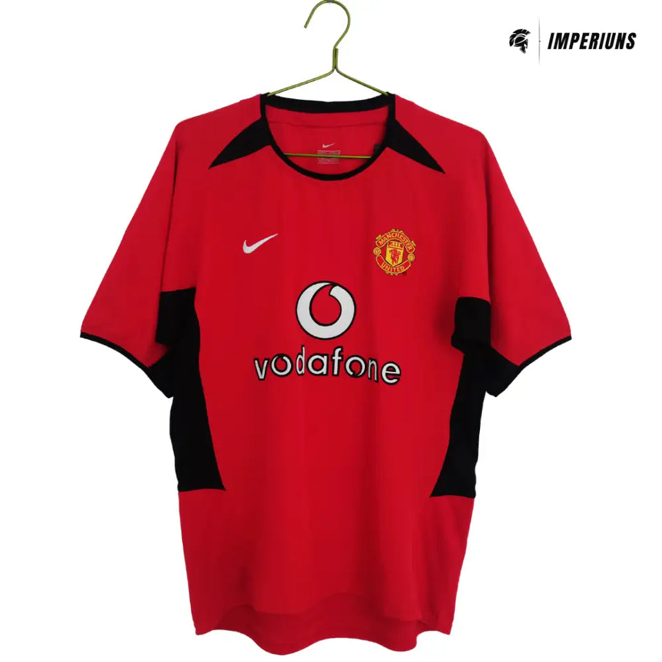 Camisa Retrô Manchester United 2002/04 Home Camisas de Futebol