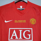 Camisa Retrô Manchester United 2007/08 Camisas de Futebol