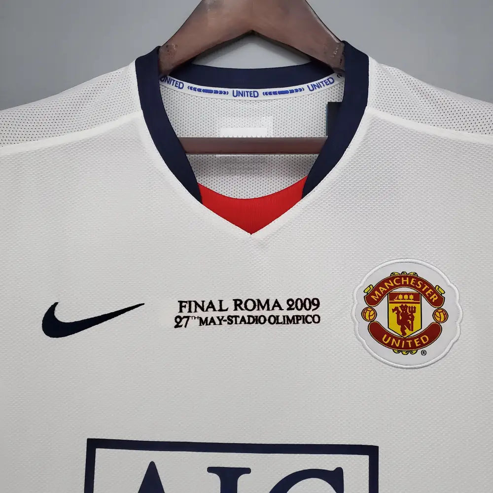 Camisa Retrô Manchester United 2008/09 Home Champions League Edition Camisas de Futebol