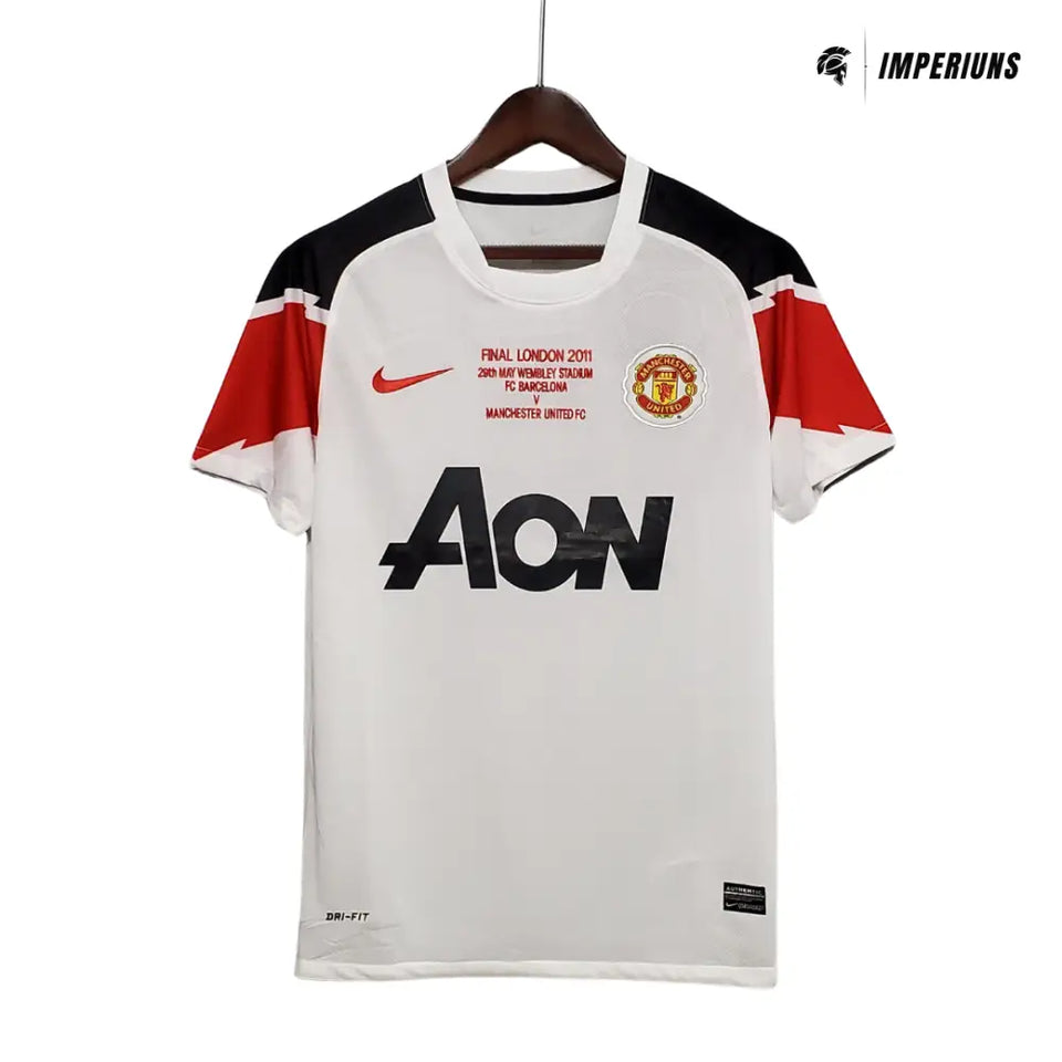 Camisa Retrô Manchester United 2010/11 Away Champions League Edition Camisas de Futebol