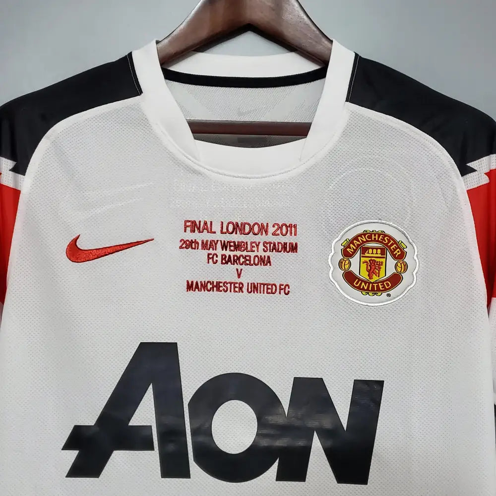 Camisa Retrô Manchester United 2010/11 Away Champions League Edition Camisas de Futebol