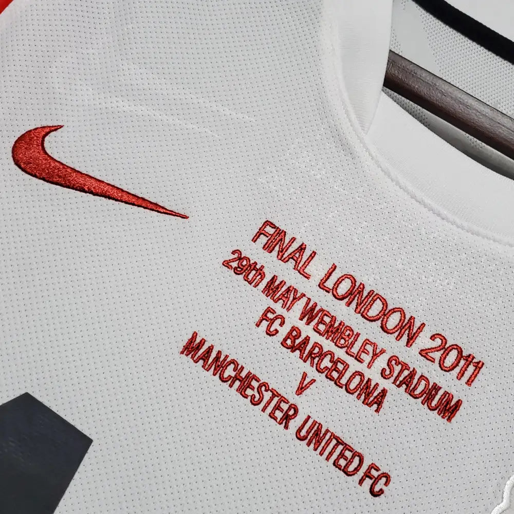 Camisa Retrô Manchester United 2010/11 Away Champions League Edition Camisas de Futebol