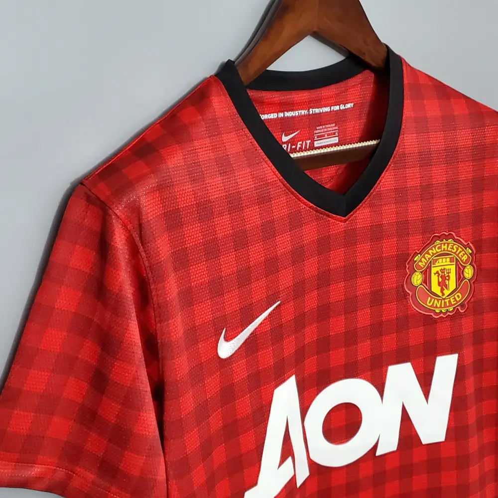 Camisa Retrô Manchester United 2012/13 Home Camisas de Futebol
