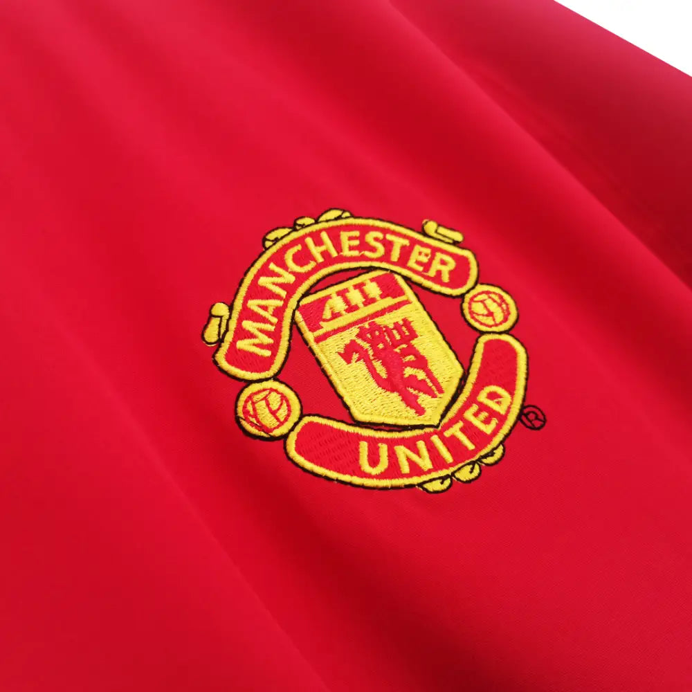 Camisa Retrô Manchester United Manga Longa 2002/04 Home Camisas de Futebol