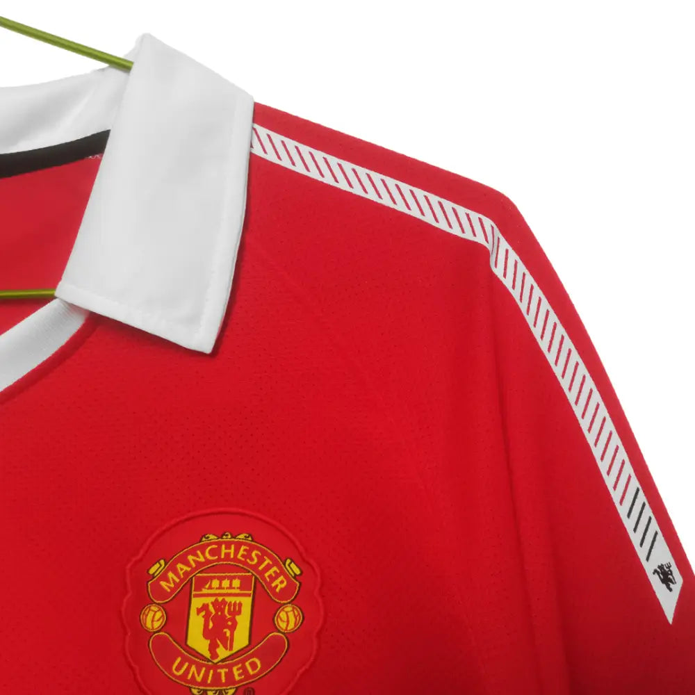 Camisa Retrô Manchester United Manga Longa 2010/11 Home Camisas de Futebol