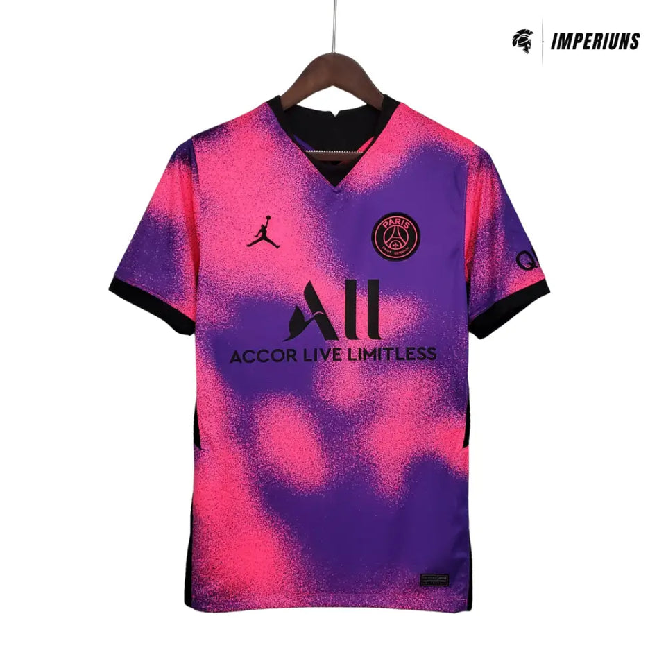 Camisa Retrô Paris Saint Germain 2020/21 Quarta Camisas de Futebol