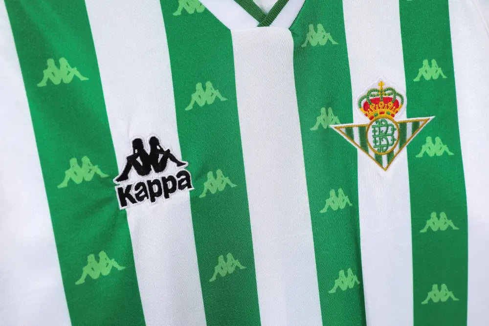 Camisa Retrô Real Betis Manga Longa 1995/96 Home Camisas de Futebol