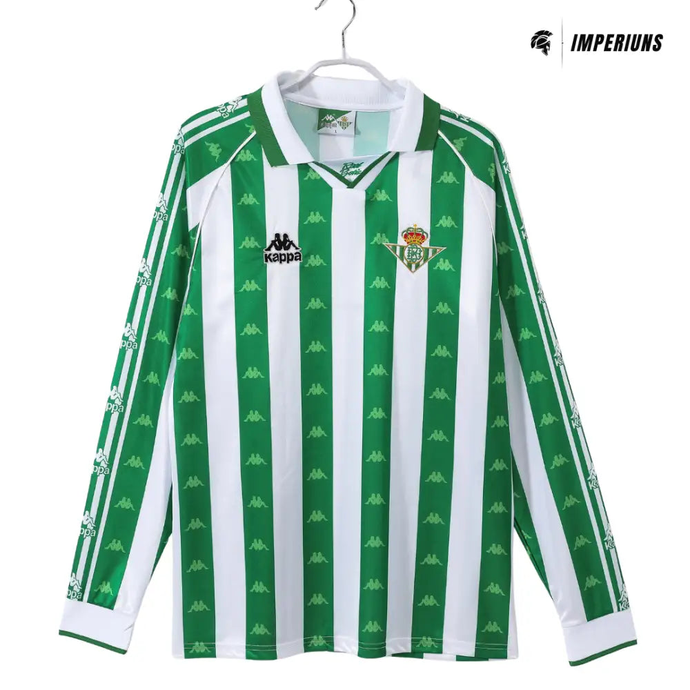 Camisa Retrô Real Betis Manga Longa 1995/96 Home Camisas de Futebol