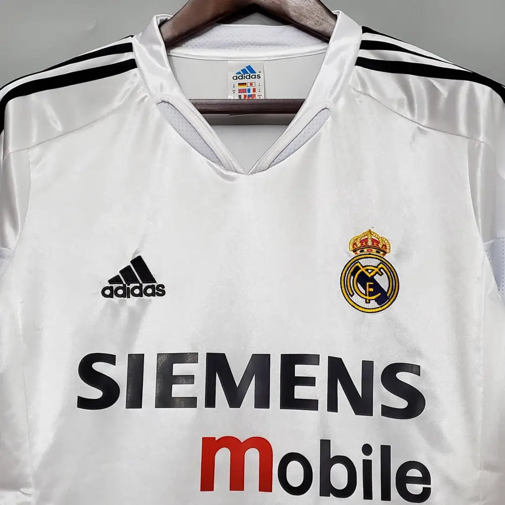 Camisa Retrô Real Madrid 2004/05 Home Camisas de Futebol