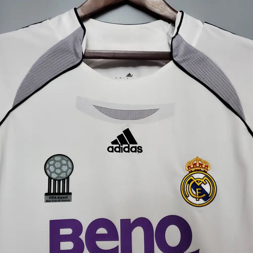 Camisa Retrô Real Madrid 2006/07 Home Camisas de Futebol