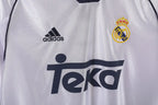 Camisa Retrô Real Madrid Manga Longa 1998/99 Home Camisas de Futebol