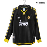 Camisa Retrô Real Madrid Manga Longa 1999/01 Away