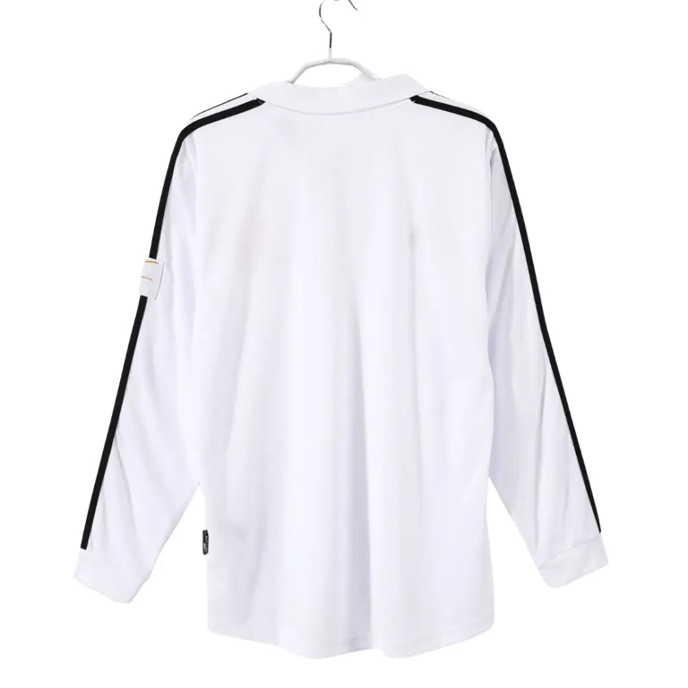 Camisa Retrô Real Madrid Manga Longa 2002/03 Home Camisas de Futebol