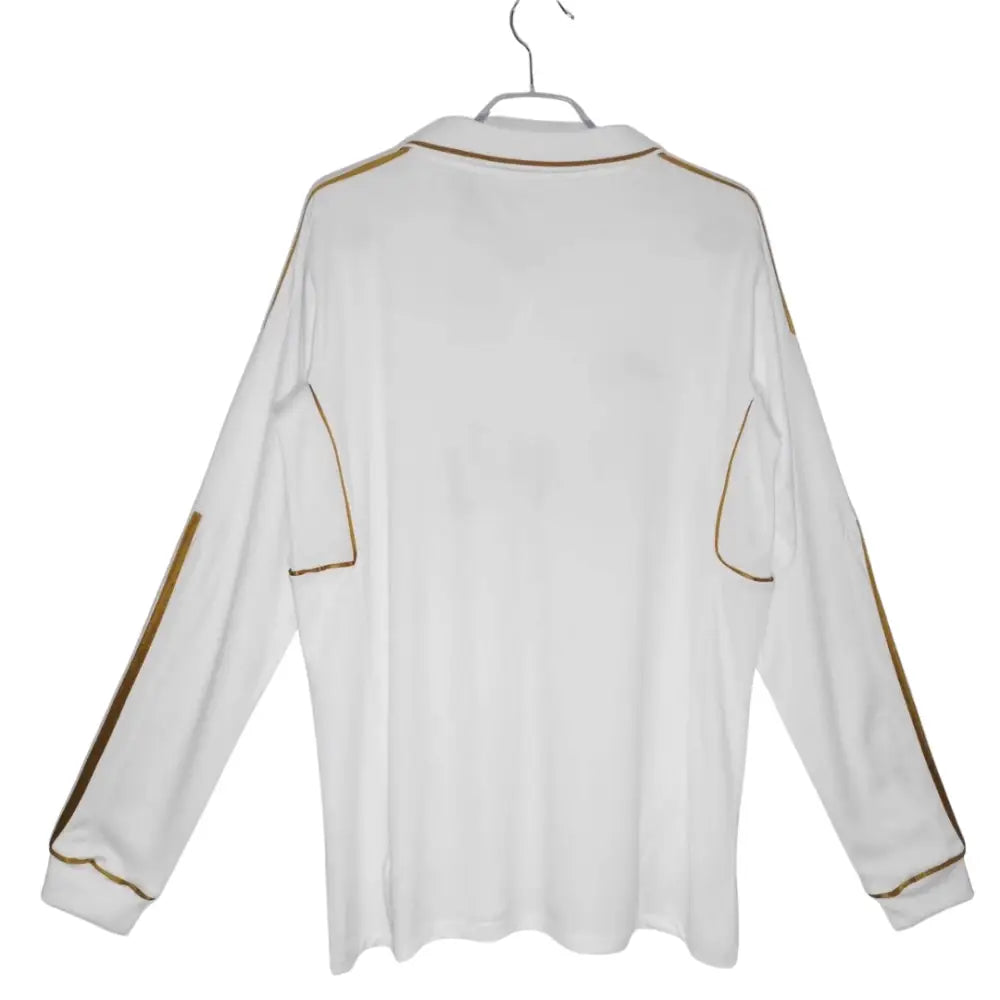 Camisa Retrô Real Madrid Manga Longa 2011/12 Home Camisas de Futebol