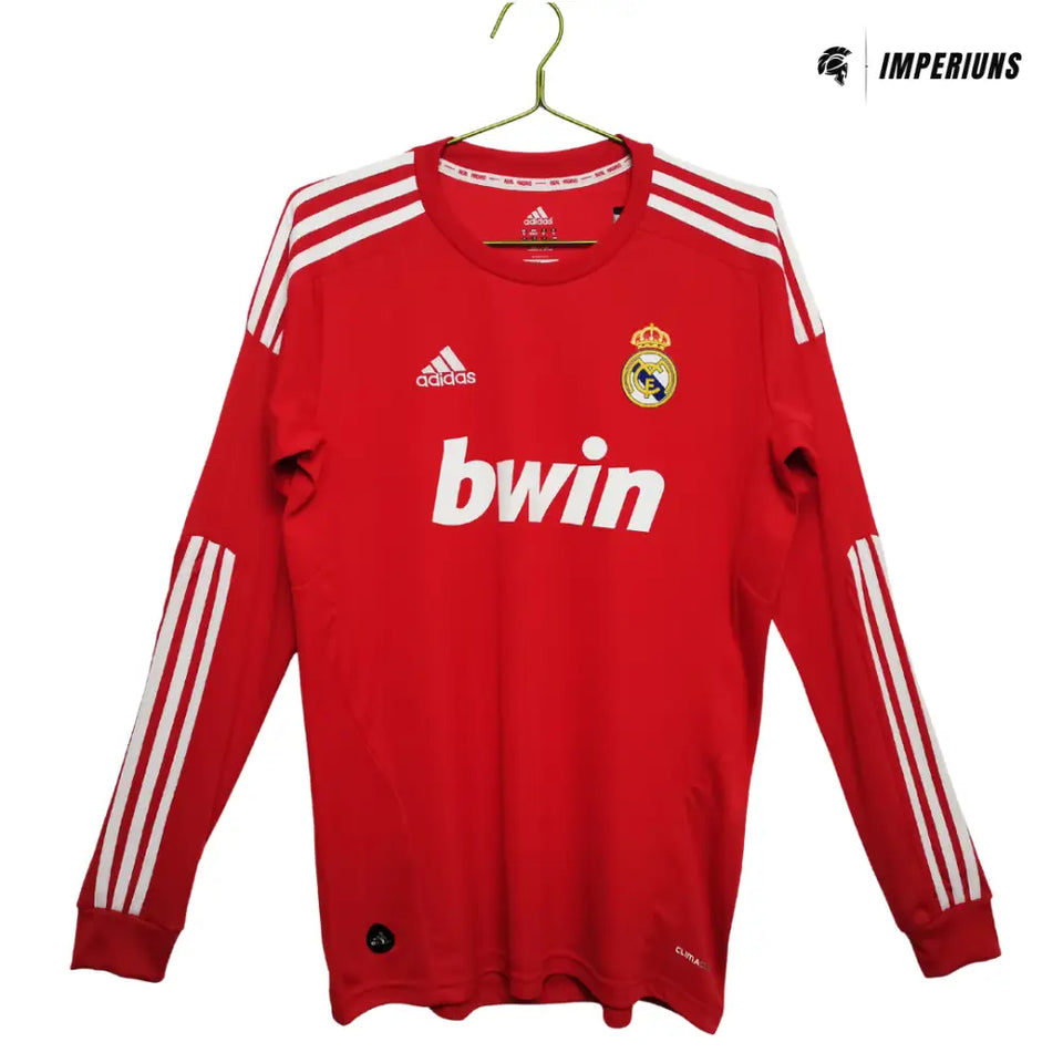 Camisa Retrô Real Madrid Manga Longa 2011/12 Third Camisas de Futebol