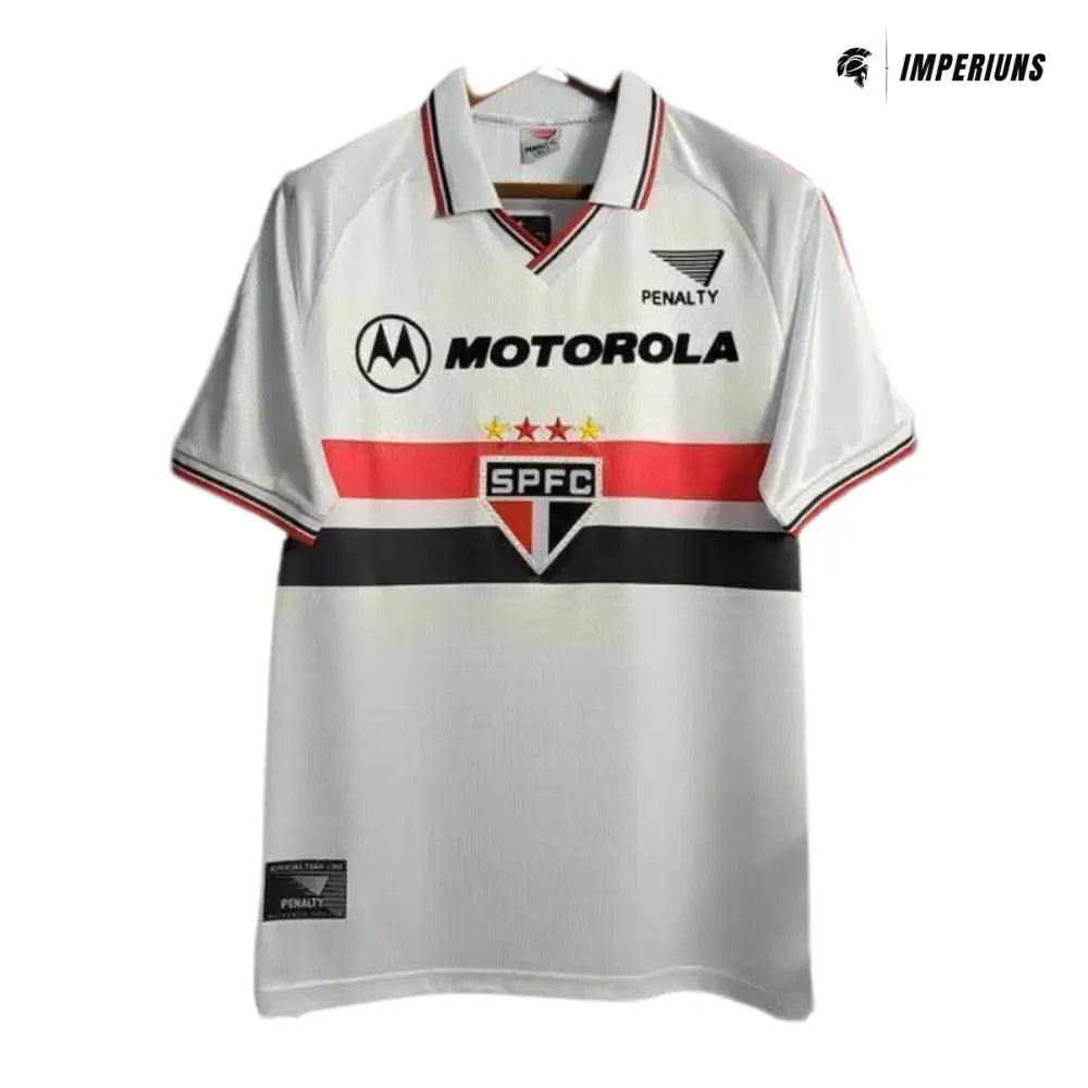 Camisa Retrô São Paulo Motorola 1999 Home Camisas de Futebol