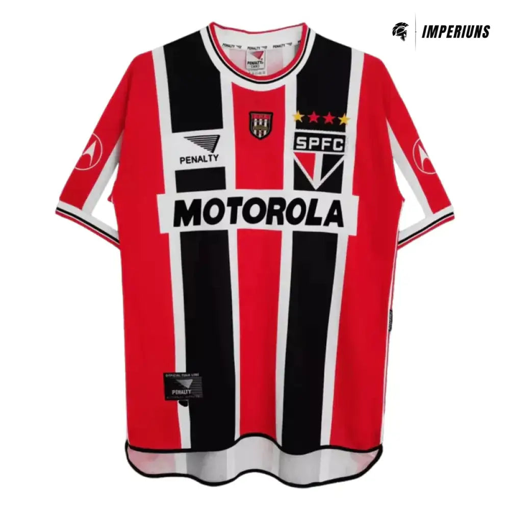 Camisa Retrô São Paulo Motorola 2000 Away Camisas de Futebol