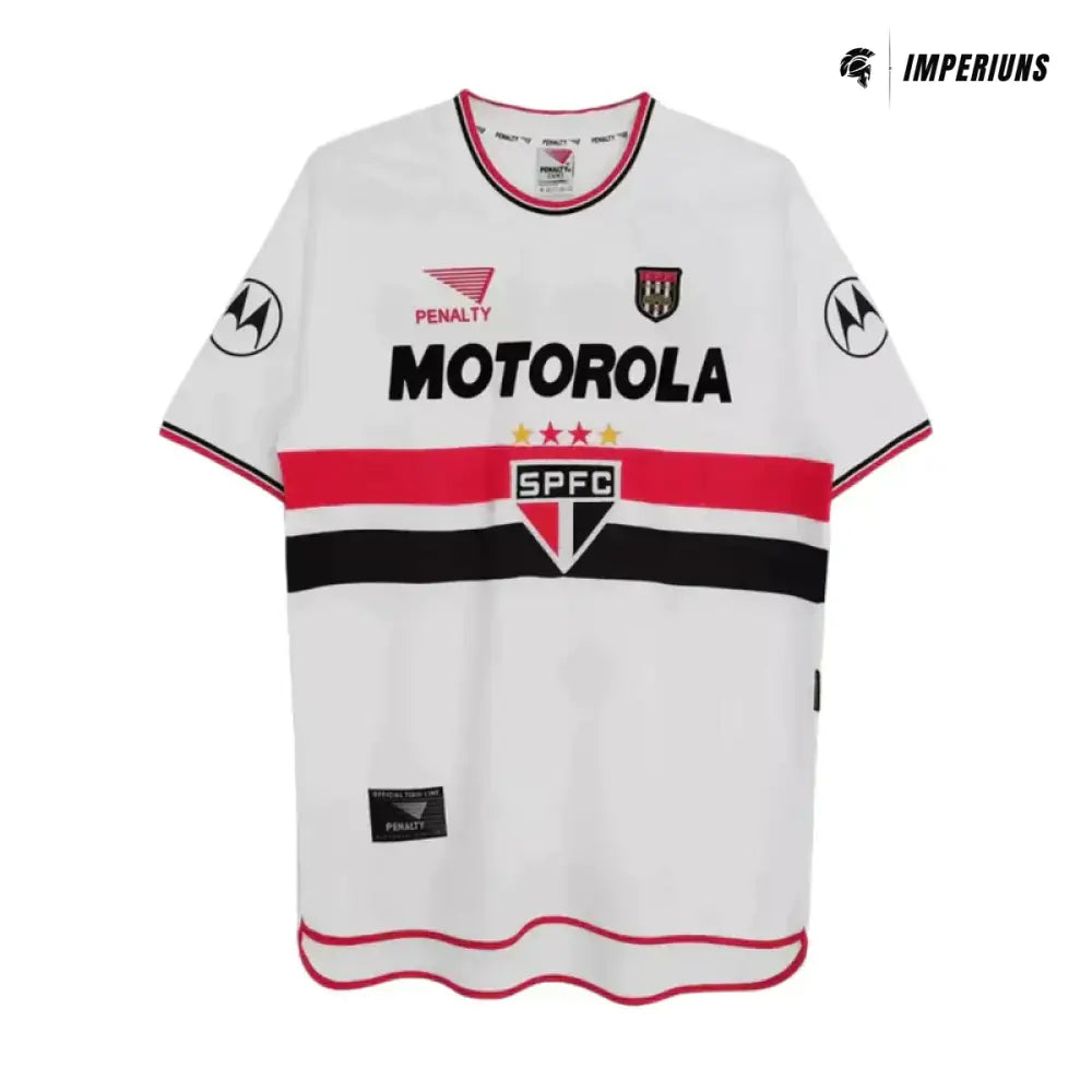 Camisa Retrô São Paulo Motorola 2000 Home Camisas de Futebol