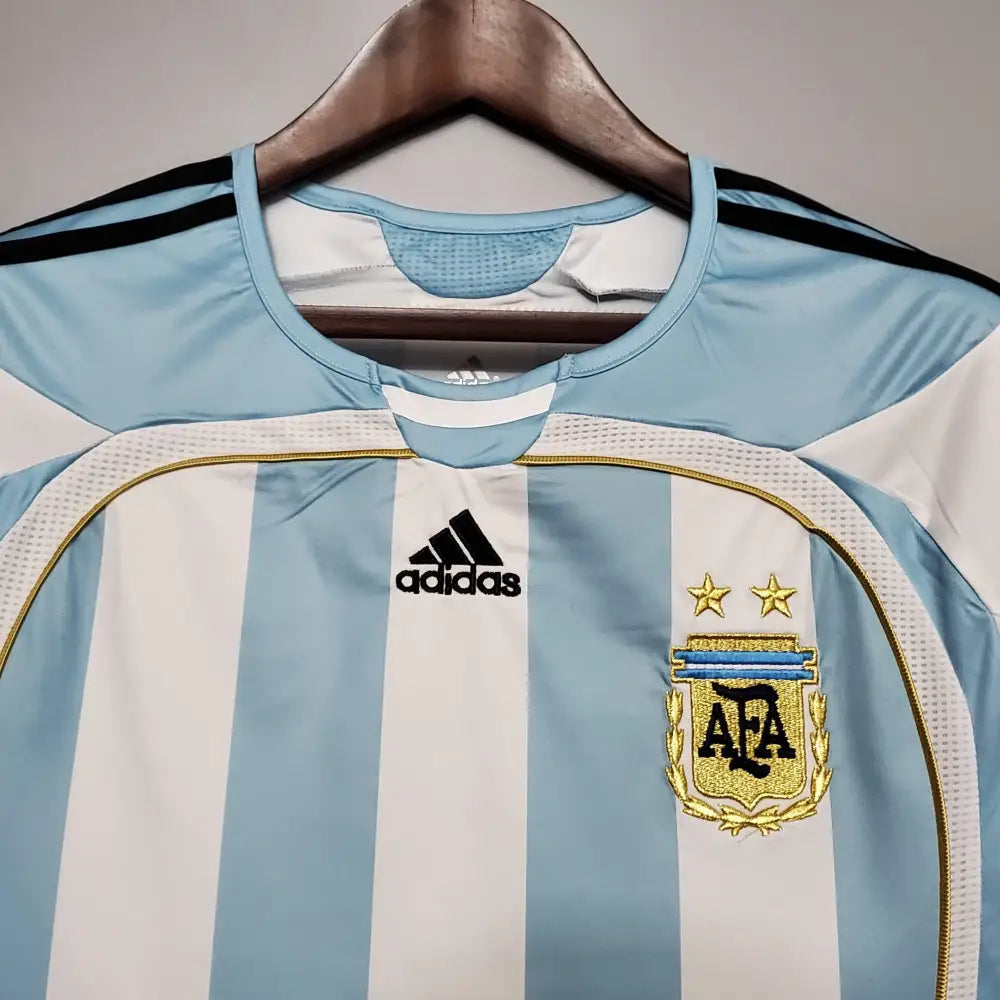 Camisa Retrô Seleção Argentina 2006/06 Home Camisas de Futebol