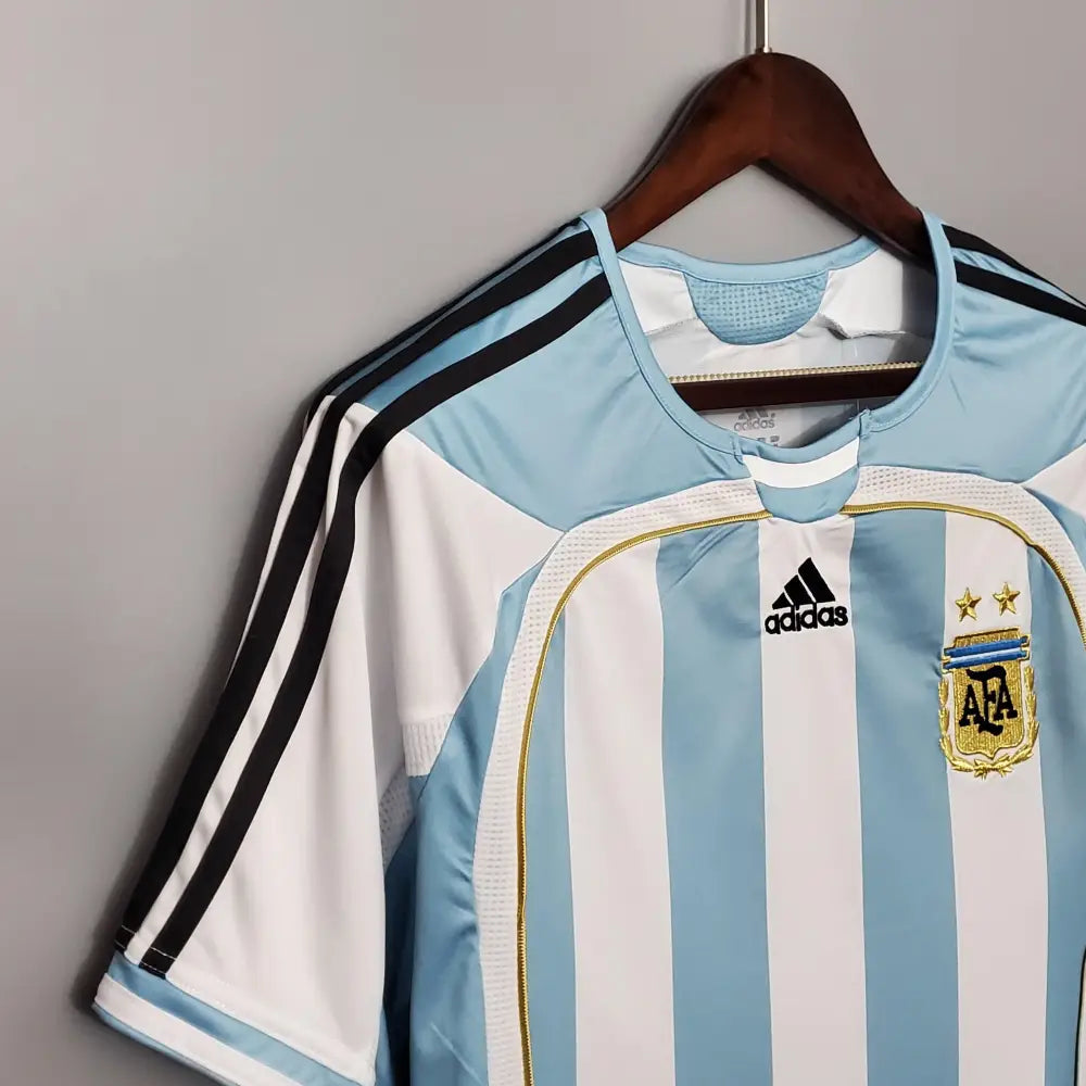 Camisa Retrô Seleção Argentina 2006/06 Home Camisas de Futebol