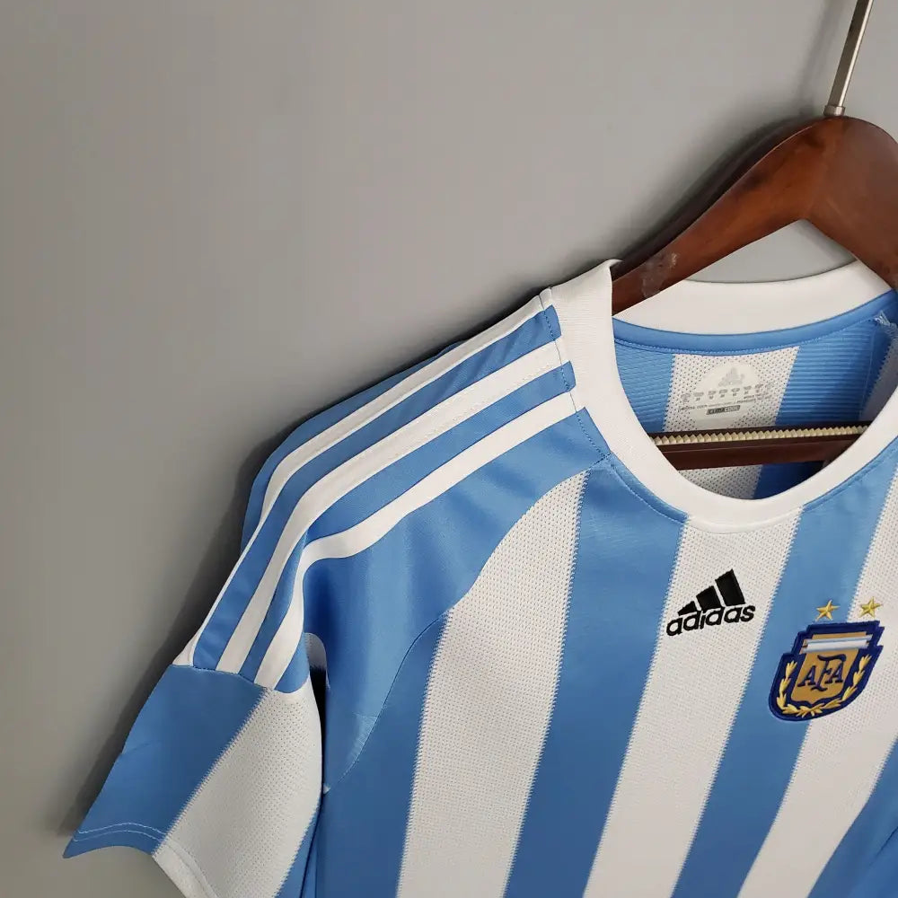 Camisa Retrô Seleção Argentina 2010/10 Home Camisas de Futebol