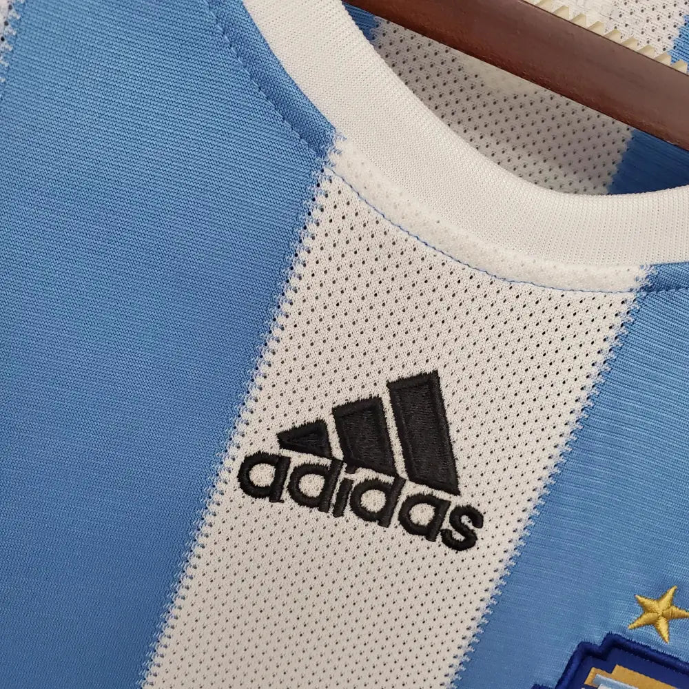 Camisa Retrô Seleção Argentina 2010/10 Home Camisas de Futebol